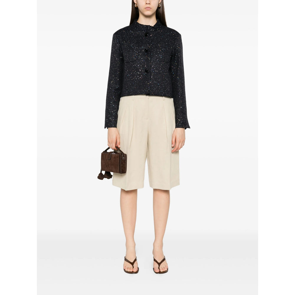 Max Mara Studio Blue Jackets - Cropped Jackets Women MAX MARA STUDIO