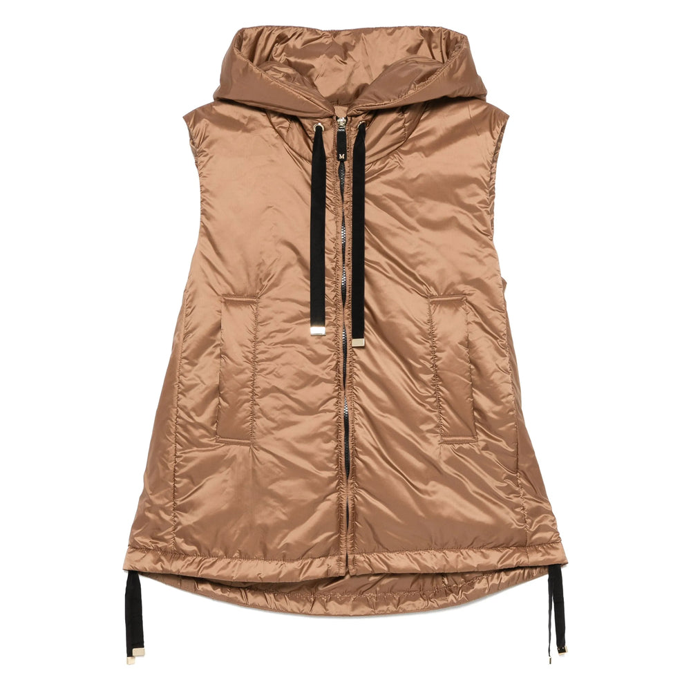 Max Mara The Cube Brown Jackets - Waistcoat & Gilets Women MAX MARA THE CUBE