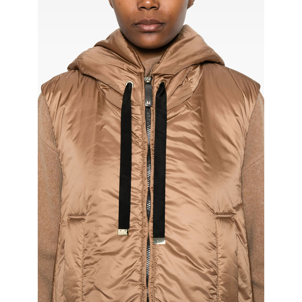 Max Mara The Cube Brown Jackets - Waistcoat & Gilets Women MAX MARA THE CUBE