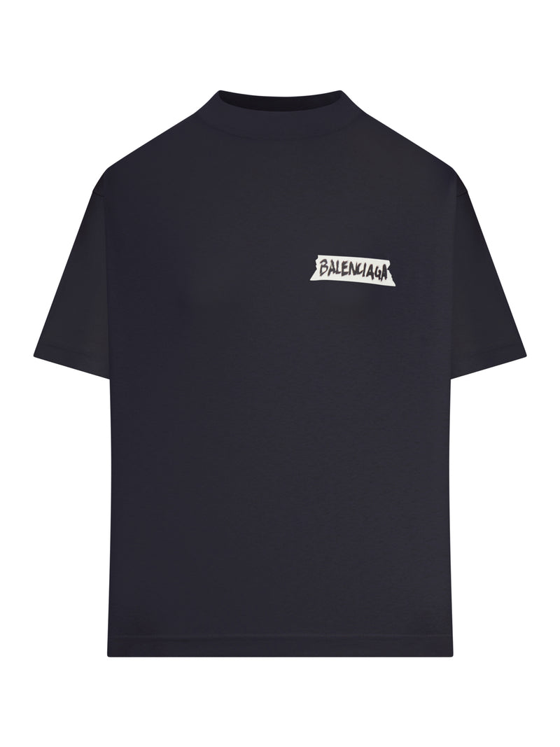 Balenciaga Women Women`S Medium Fit Masking Tape T-Shirt BALENCIAGA