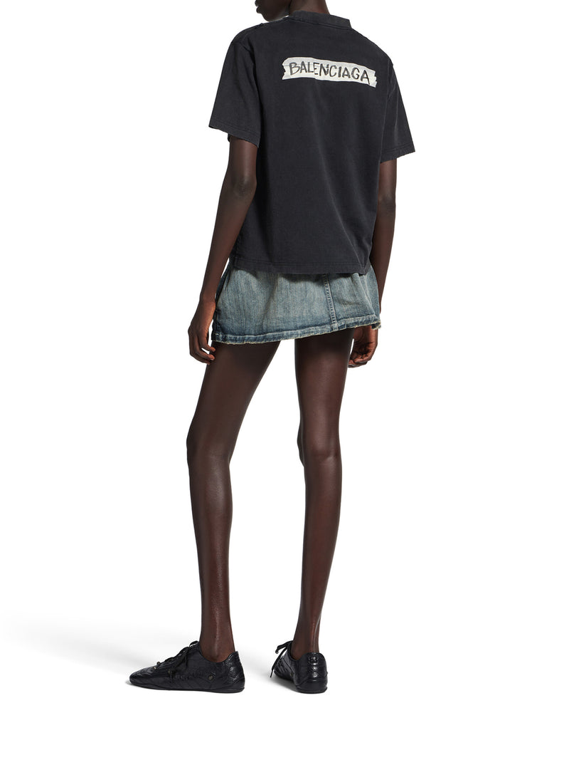 Balenciaga Women Women`S Medium Fit Masking Tape T-Shirt BALENCIAGA