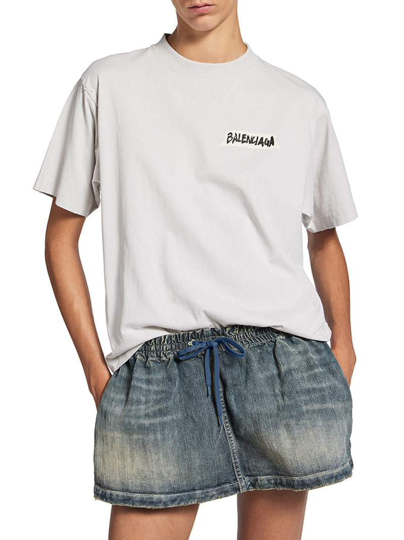 Balenciaga Women Women`S Medium Fit Masking Tape T-Shirt BALENCIAGA