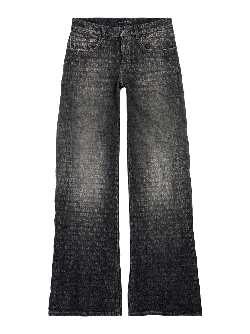 Balenciaga Women Women`S Black Wide-Leg Trousers BALENCIAGA