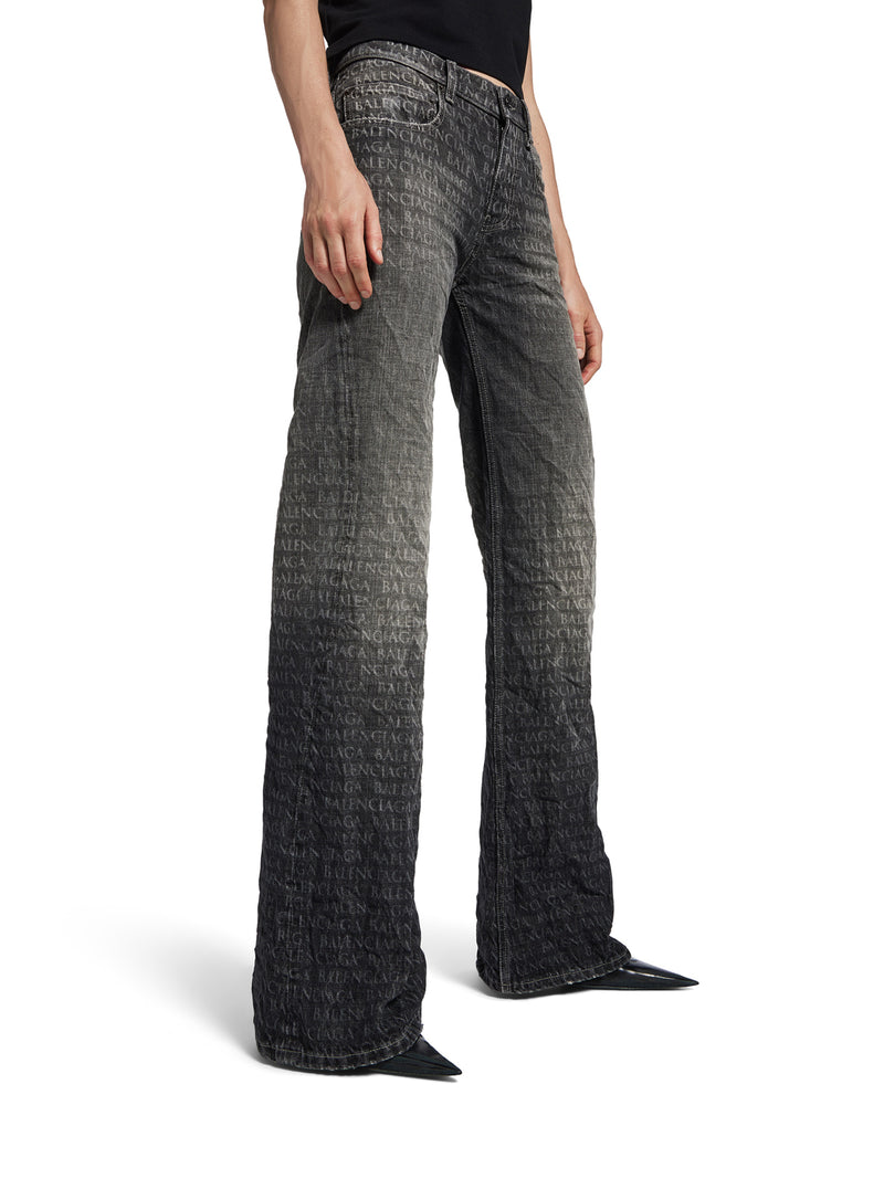 Balenciaga Women Women`S Black Wide-Leg Trousers BALENCIAGA