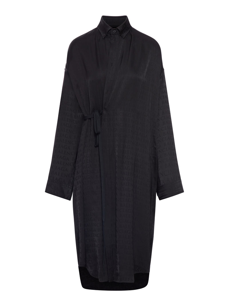 Balenciaga Women Cocoon Wrap Dress BALENCIAGA