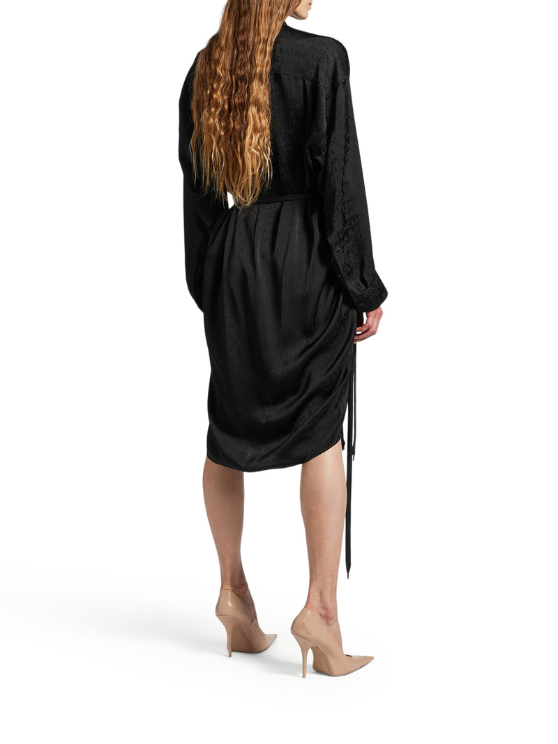 Balenciaga Women Cocoon Wrap Dress BALENCIAGA
