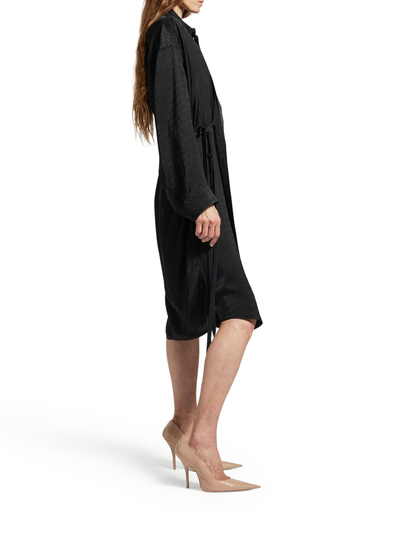 Balenciaga Women Cocoon Wrap Dress BALENCIAGA