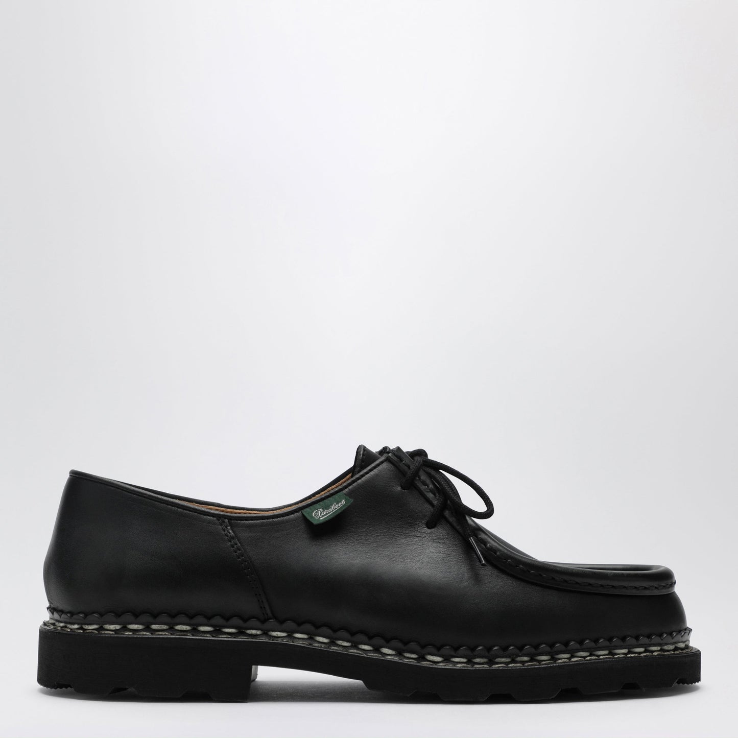 Paraboot Michael Black Lace-Up Shoes In Leather Men PARABOOT