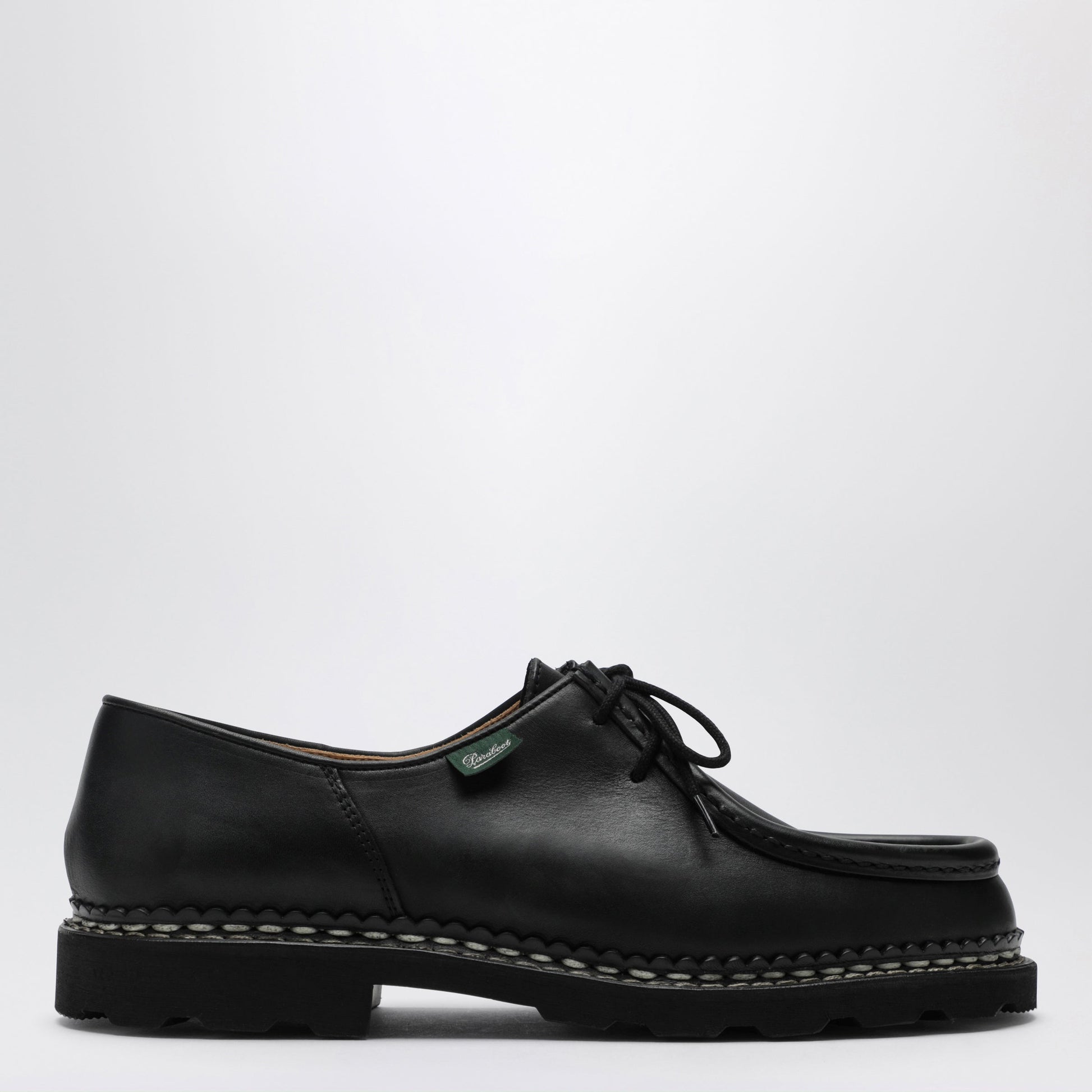 Paraboot Michael Black Lace-Up Shoes In Leather Men PARABOOT