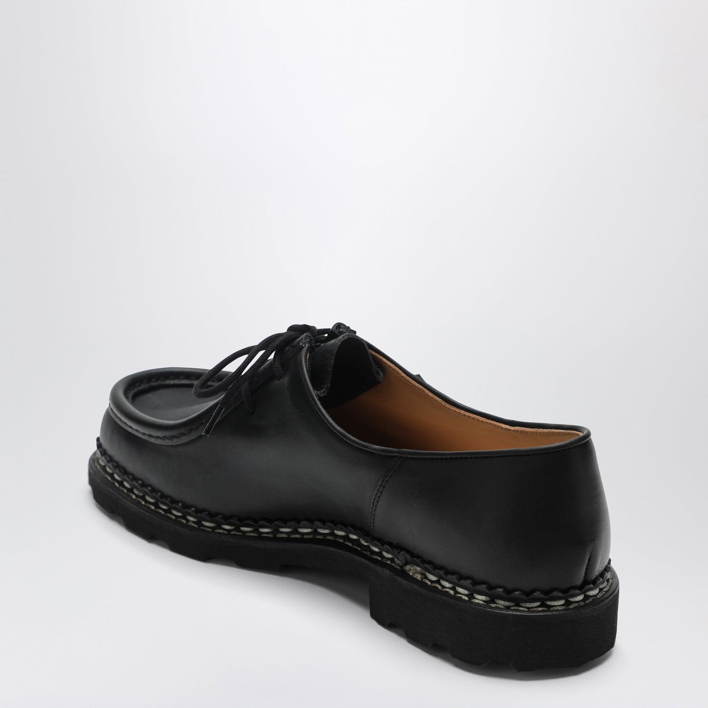 Paraboot Michael Black Lace-Up Shoes In Leather Men PARABOOT