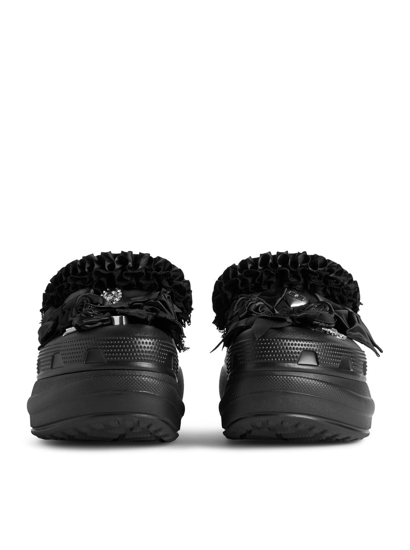 Balenciaga Women Crocs™ Jibbitz™ Sabot In Black BALENCIAGA