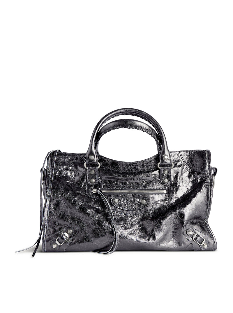 Balenciaga Women Le City Medium Bag In Steel Grey BALENCIAGA