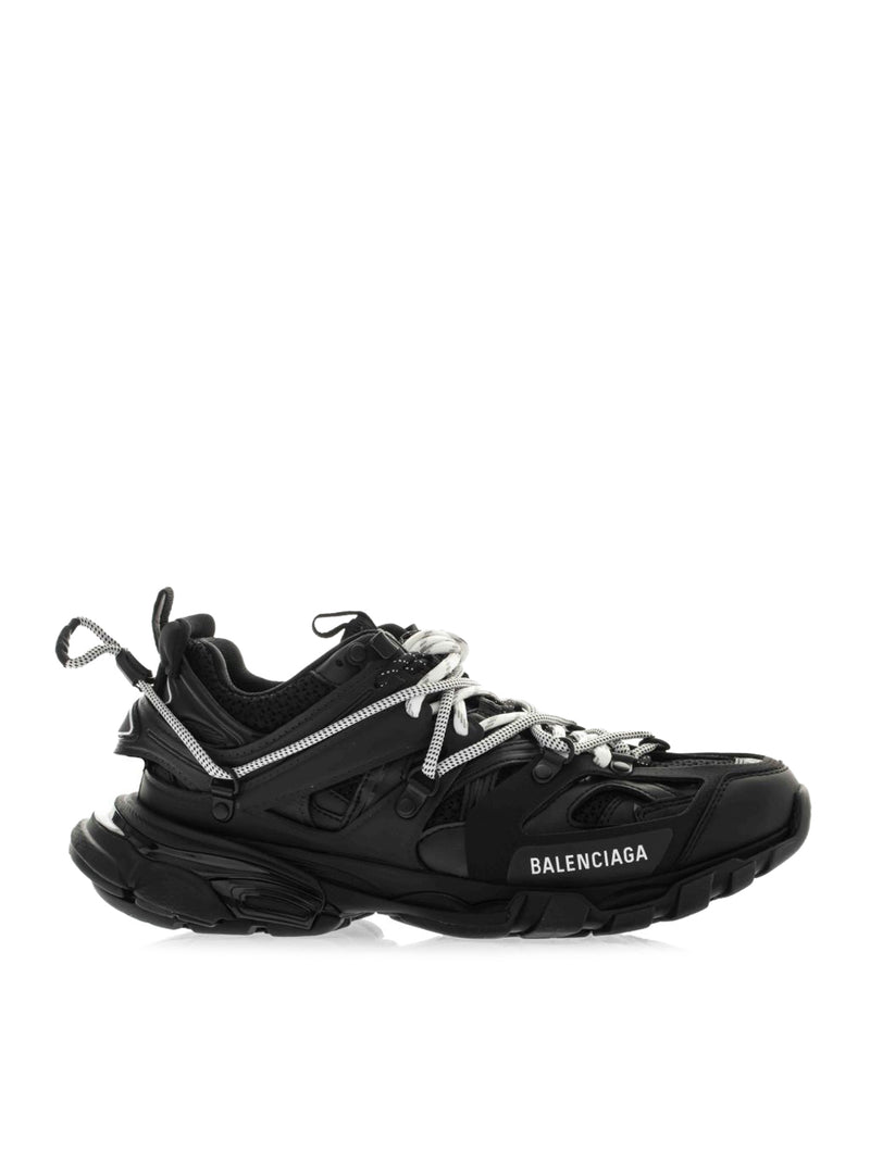 Balenciaga Men Men`S Trail Laces Track Sneaker In Black/White BALENCIAGA