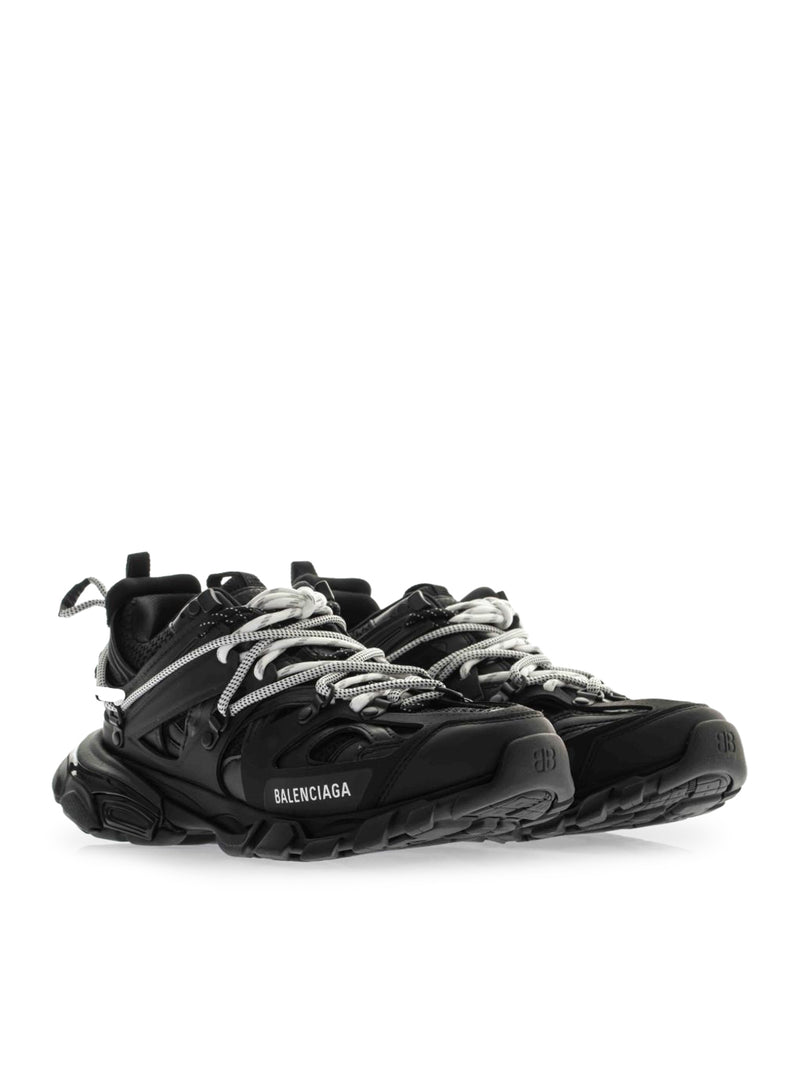 Balenciaga Men Men`S Trail Laces Track Sneaker In Black/White BALENCIAGA