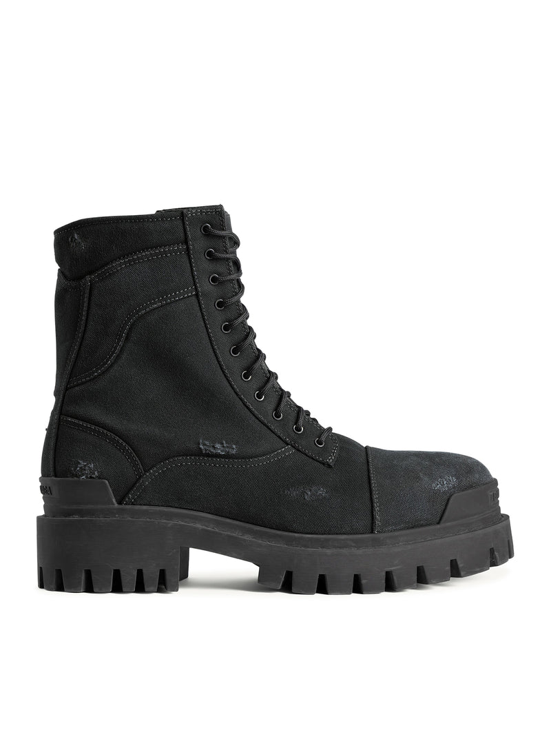 Balenciaga Men Combat Strike Boots BALENCIAGA