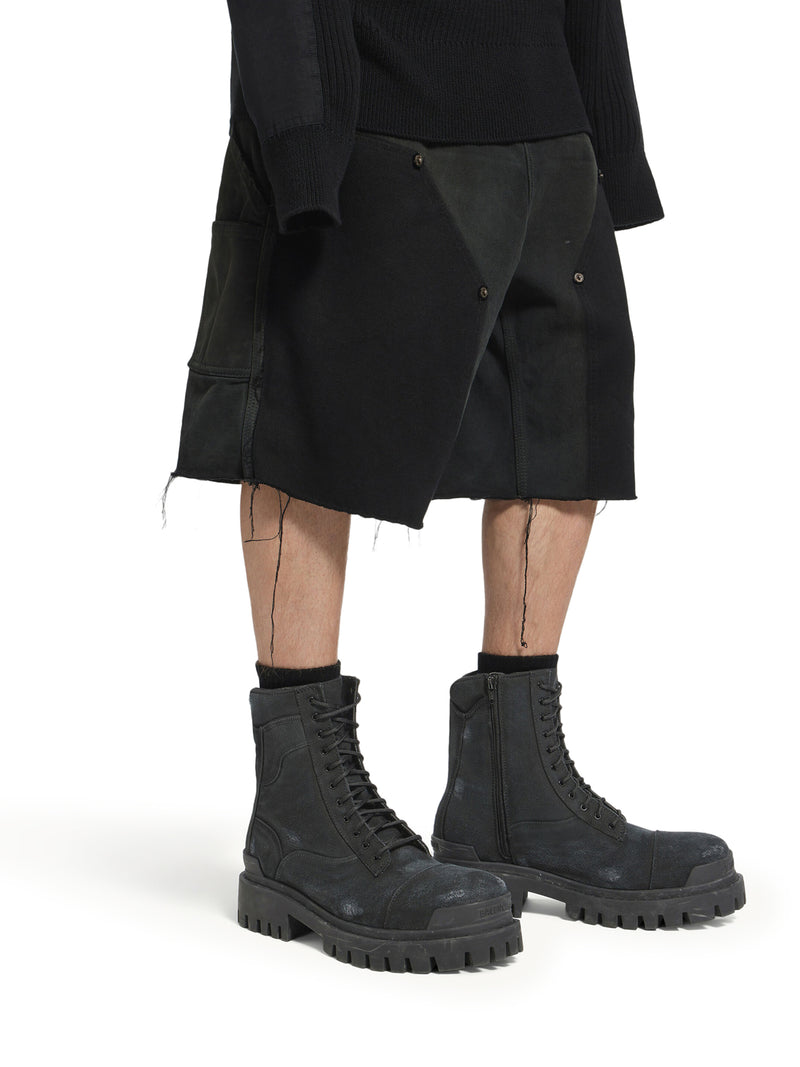 Balenciaga Men Combat Strike Boots BALENCIAGA