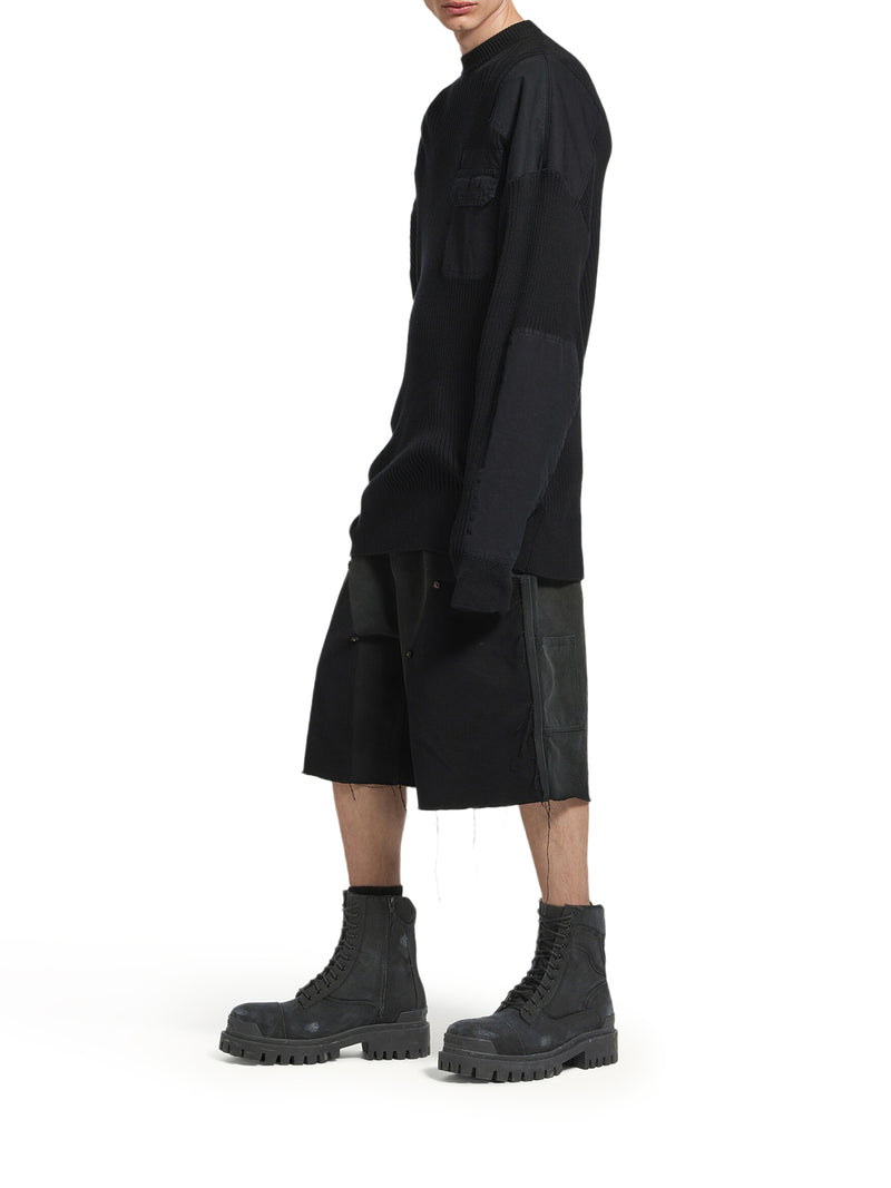 Balenciaga Men Combat Strike Boots BALENCIAGA