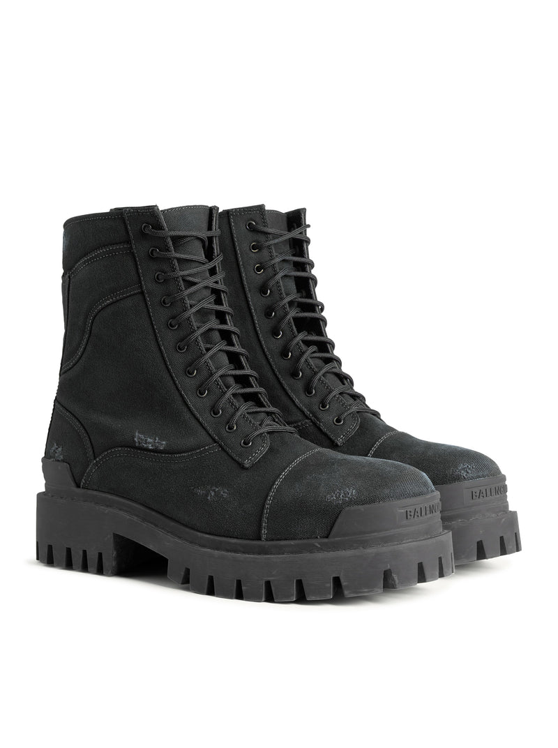 Balenciaga Men Combat Strike Boots BALENCIAGA