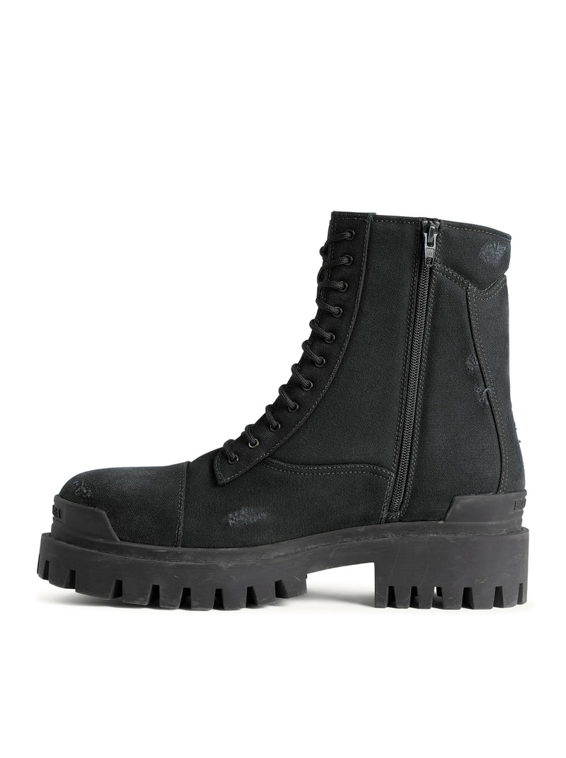 Balenciaga Men Combat Strike Boots BALENCIAGA