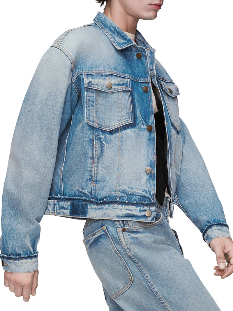 Maison Margiela Men Cotton Denim Caban MAISON MARGIELA