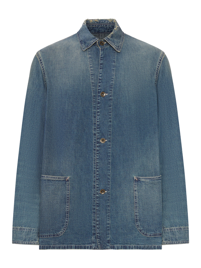 Maison Margiela Men Denim Caban Jacket MAISON MARGIELA