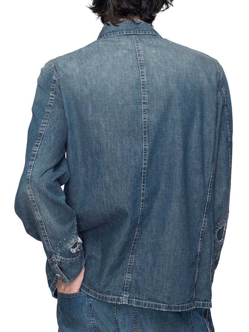 Maison Margiela Men Denim Caban Jacket MAISON MARGIELA