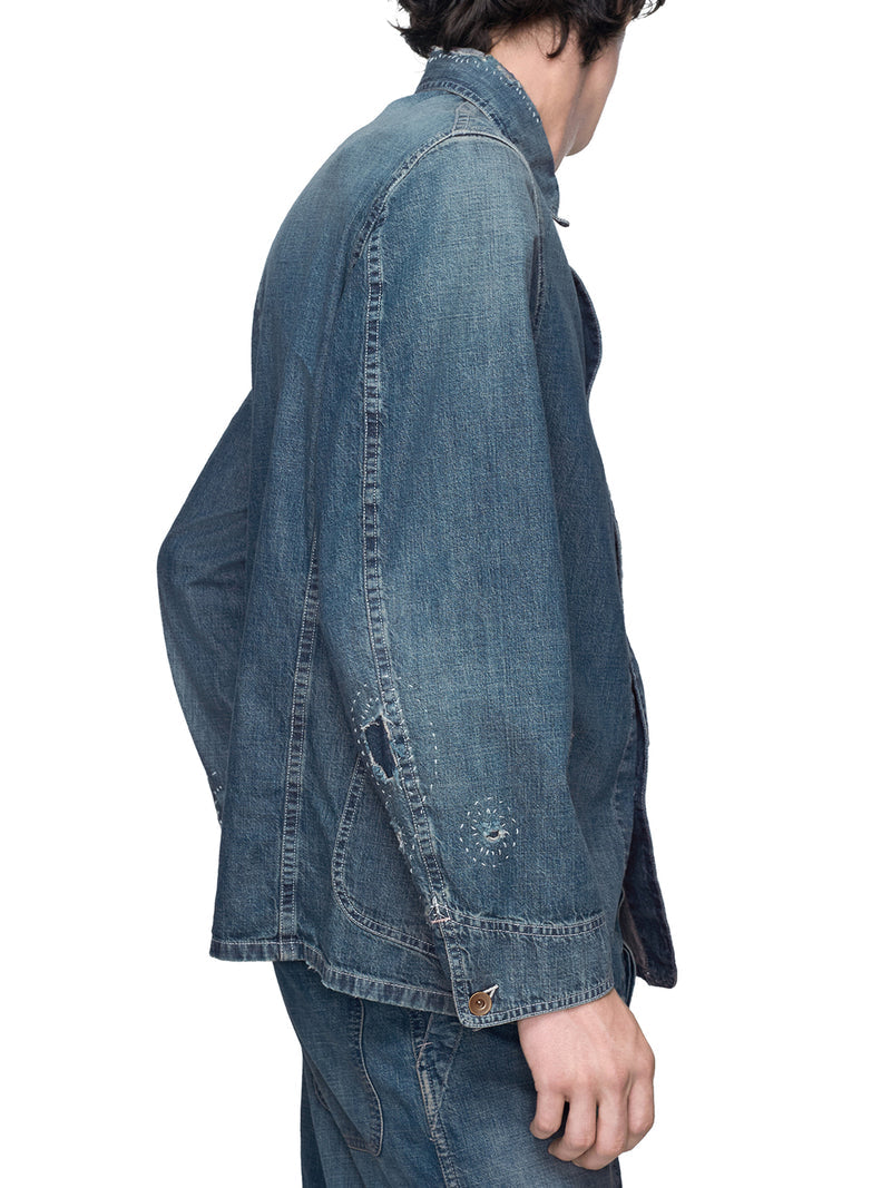 Maison Margiela Men Denim Caban Jacket MAISON MARGIELA