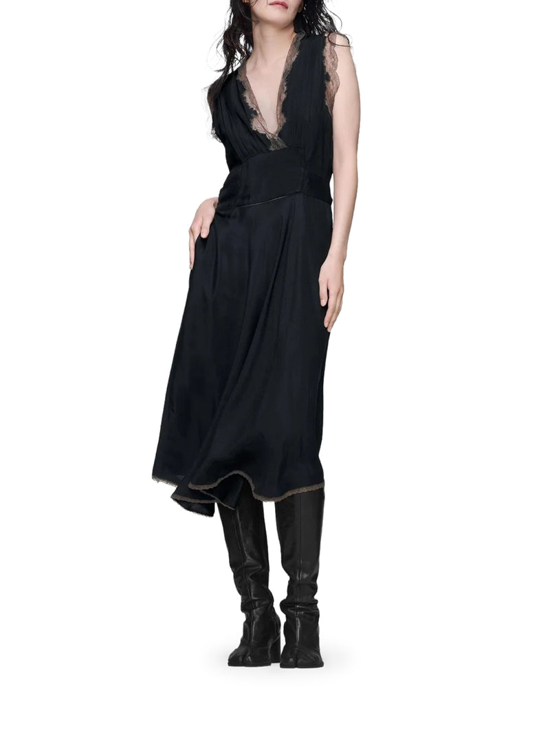 Maison Margiela Women Silk Midi Dress MAISON MARGIELA