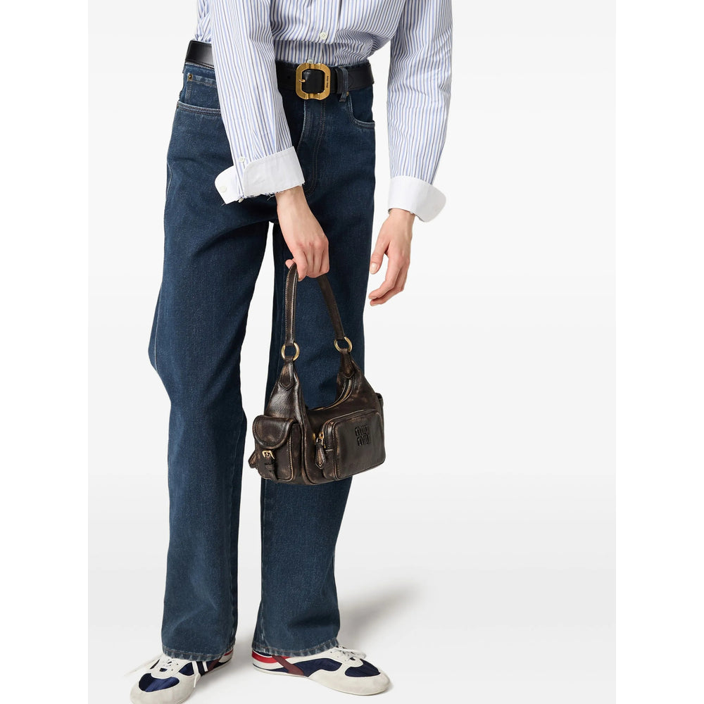 Miu Miu Brown Shoulder Bags Women MIU MIU