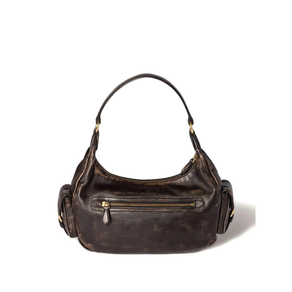 Miu Miu Brown Shoulder Bags Women MIU MIU