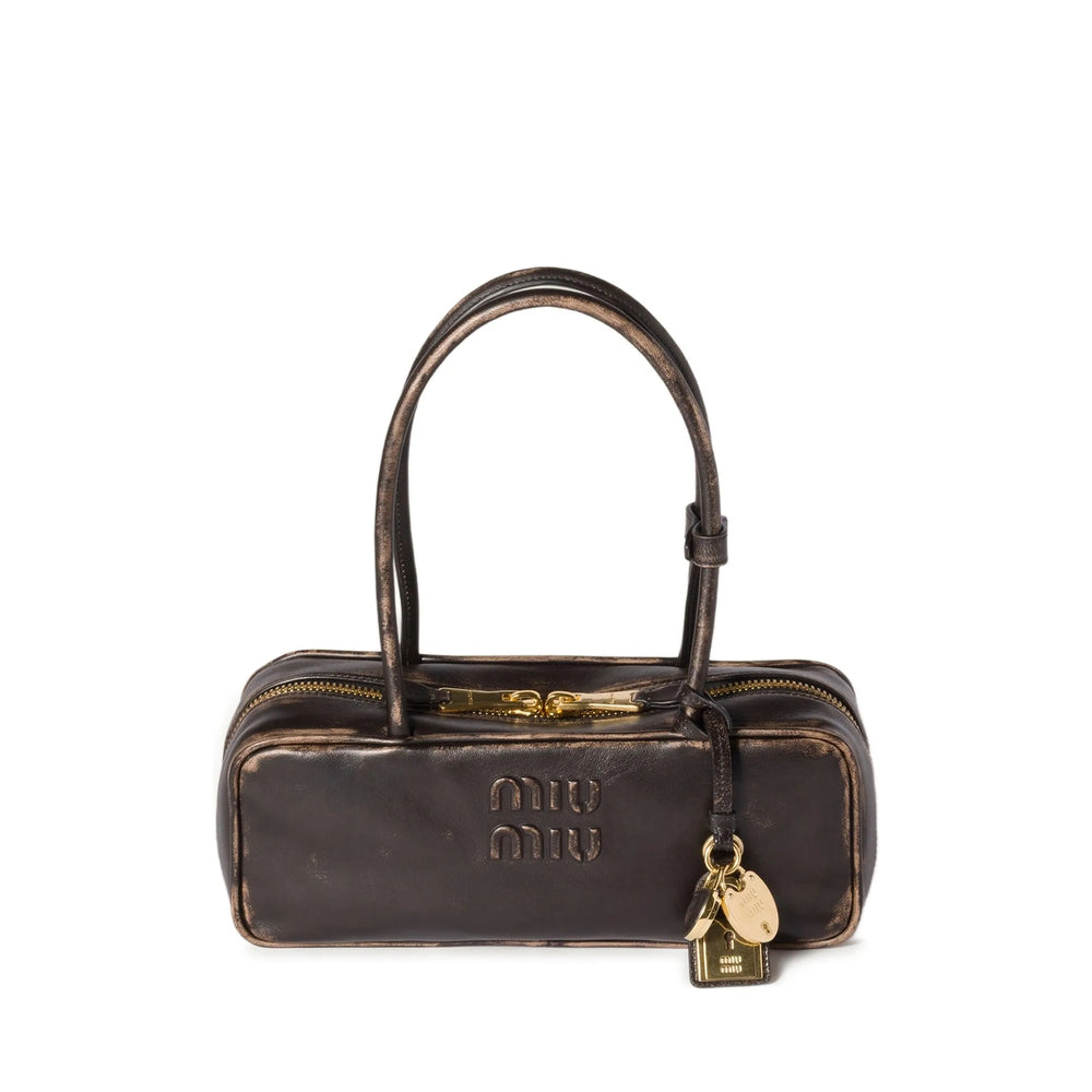 Miu Miu Brown Tote Bags Women MIU MIU