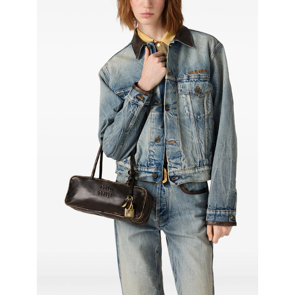 Miu Miu Brown Tote Bags Women MIU MIU
