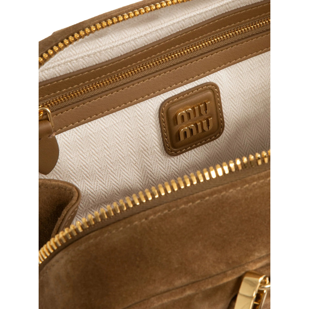Miu Miu Brown Clutch Bags Women