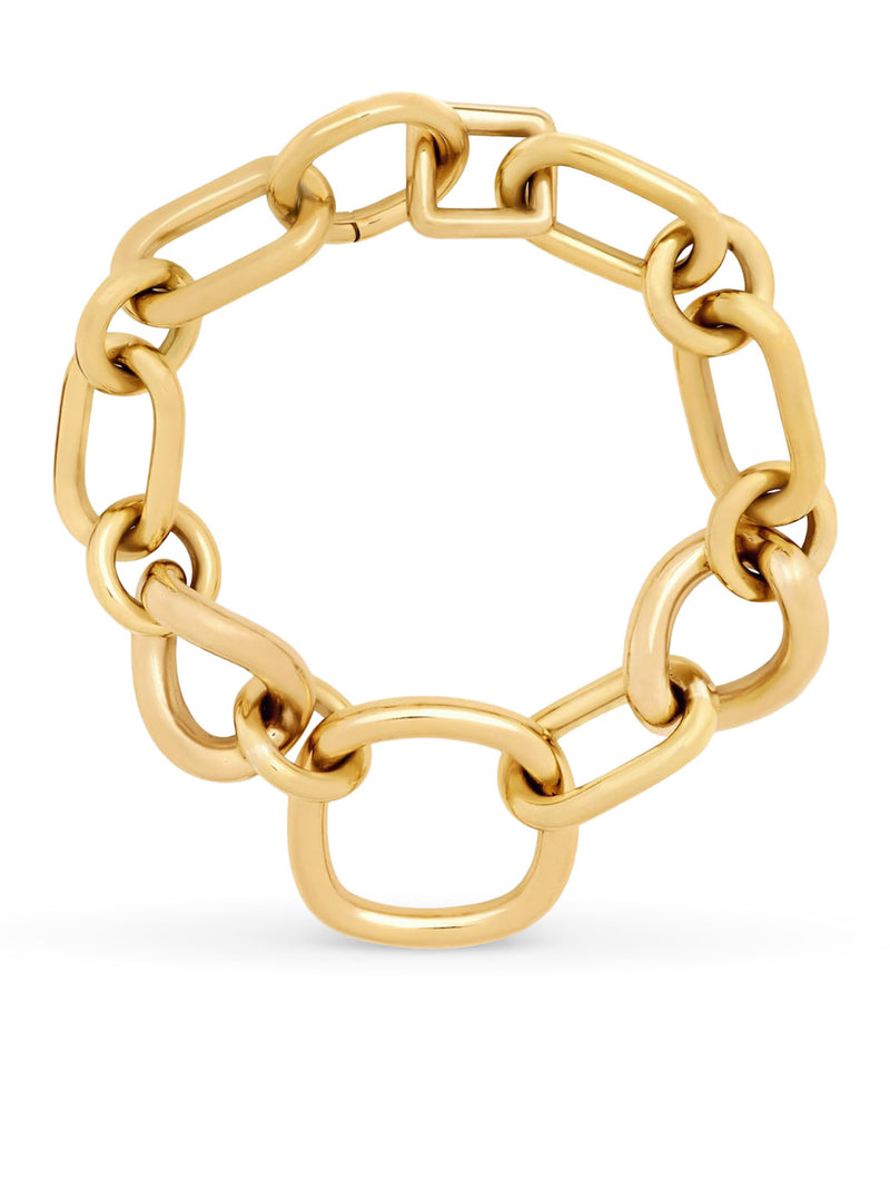 Celine Women Celine Charms Modern Thin Gourmette In Gold-Finish Brass CELINE
