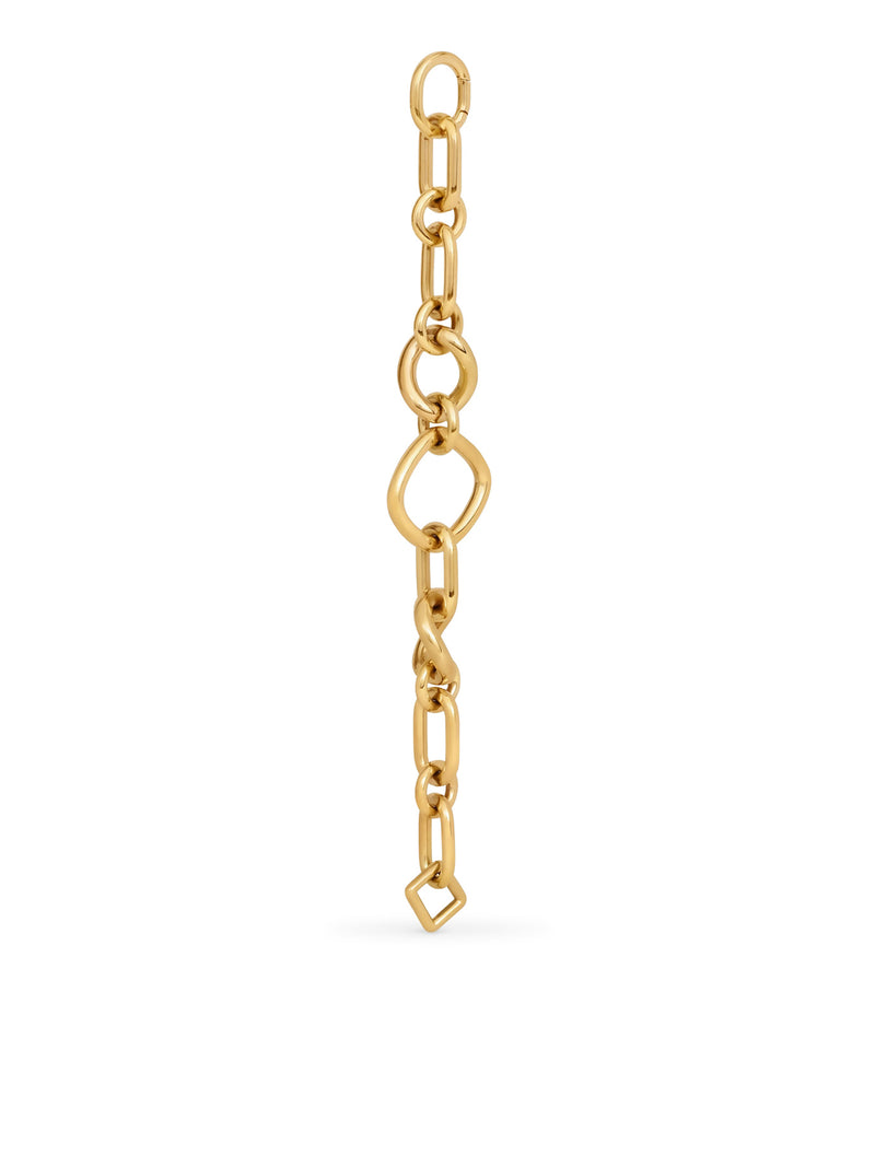 Celine Women Celine Charms Modern Thin Gourmette In Gold-Finish Brass CELINE