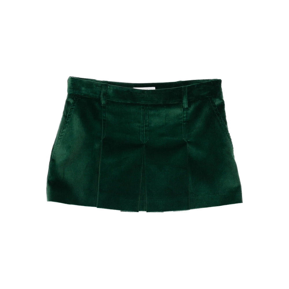 Miu Miu Green Skirts - Pleated Skirts Women.