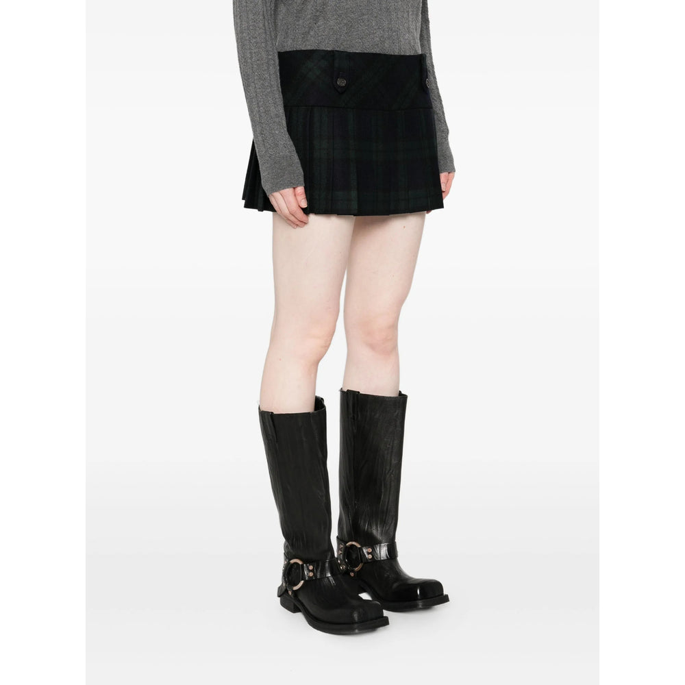 Miu Miu Blue Skirts - Pleated Skirts Women MIU MIU