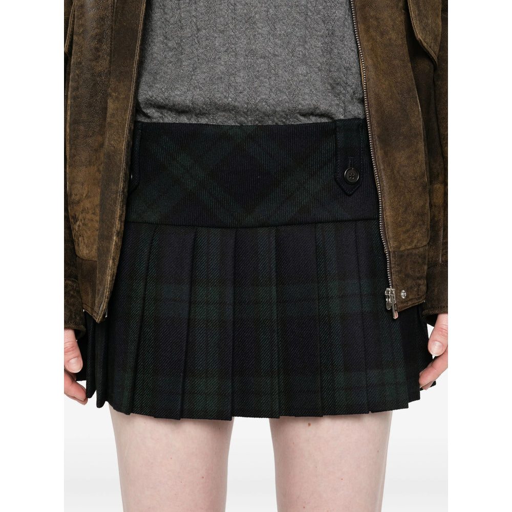 Miu Miu Blue Skirts - Pleated Skirts Women MIU MIU