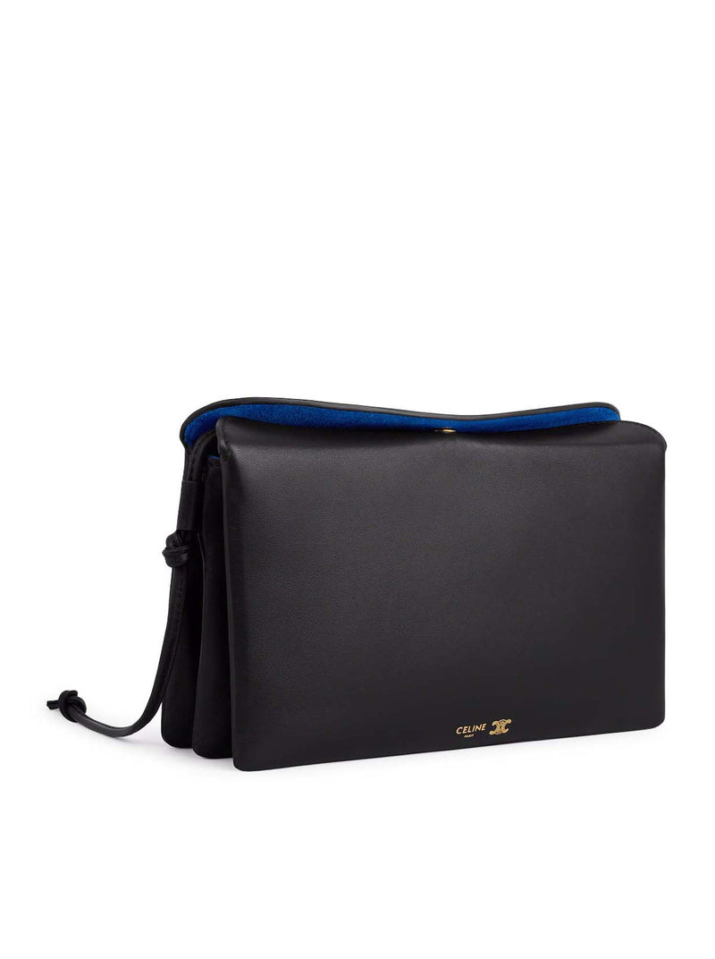 Celine Women Trio With Flap In Smooth Calfskin CELINE