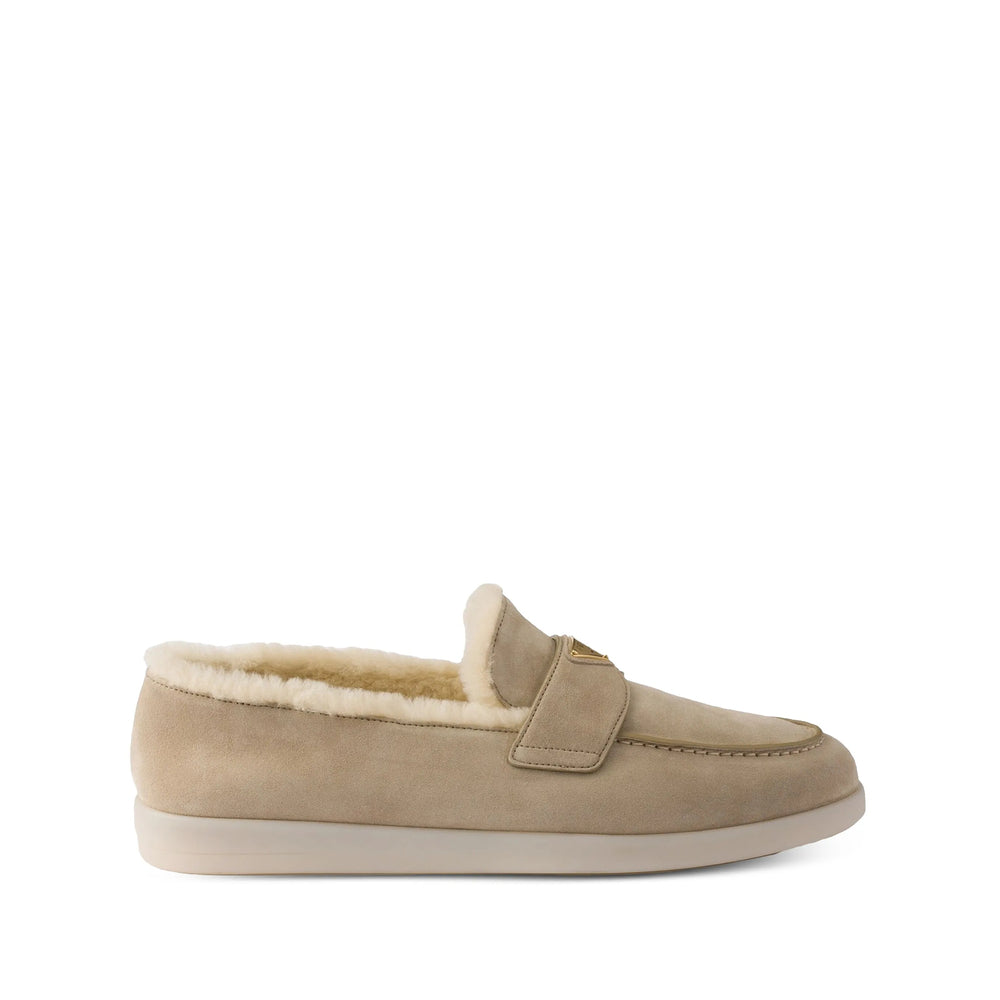 Prada Neutrals Loafers Men PRADA