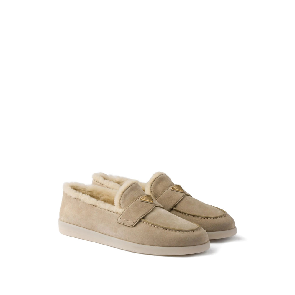 Prada Neutrals Loafers Men PRADA