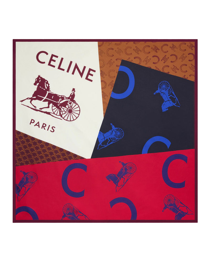 Celine Women Silk Twill Scarf CELINE