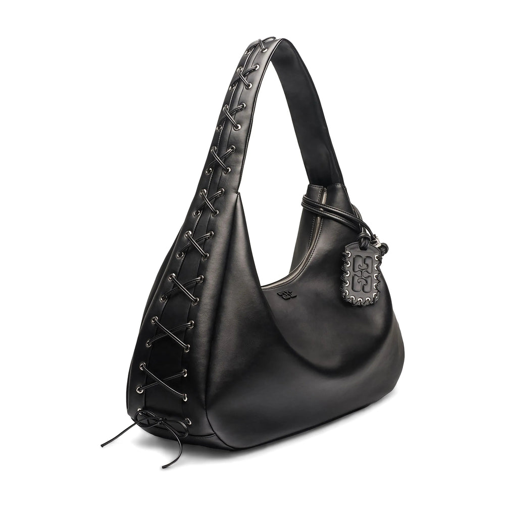 Ganni Black Shoulder Bags Women GANNI