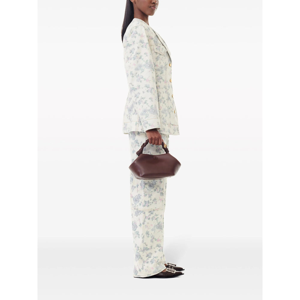 Ganni Brown Satchels & Cross Body Bags Women GANNI
