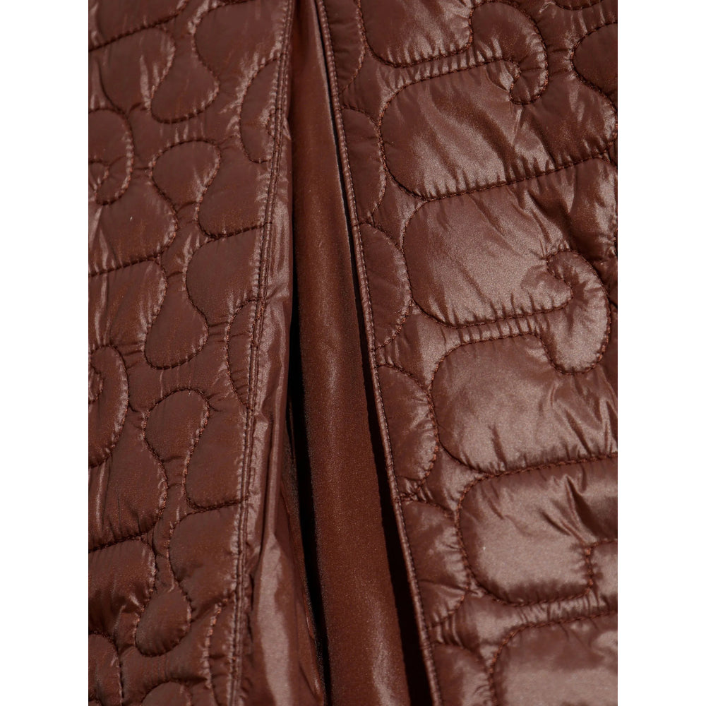 Ganni Brown Coats - Single Breasted Coats Women GANNI