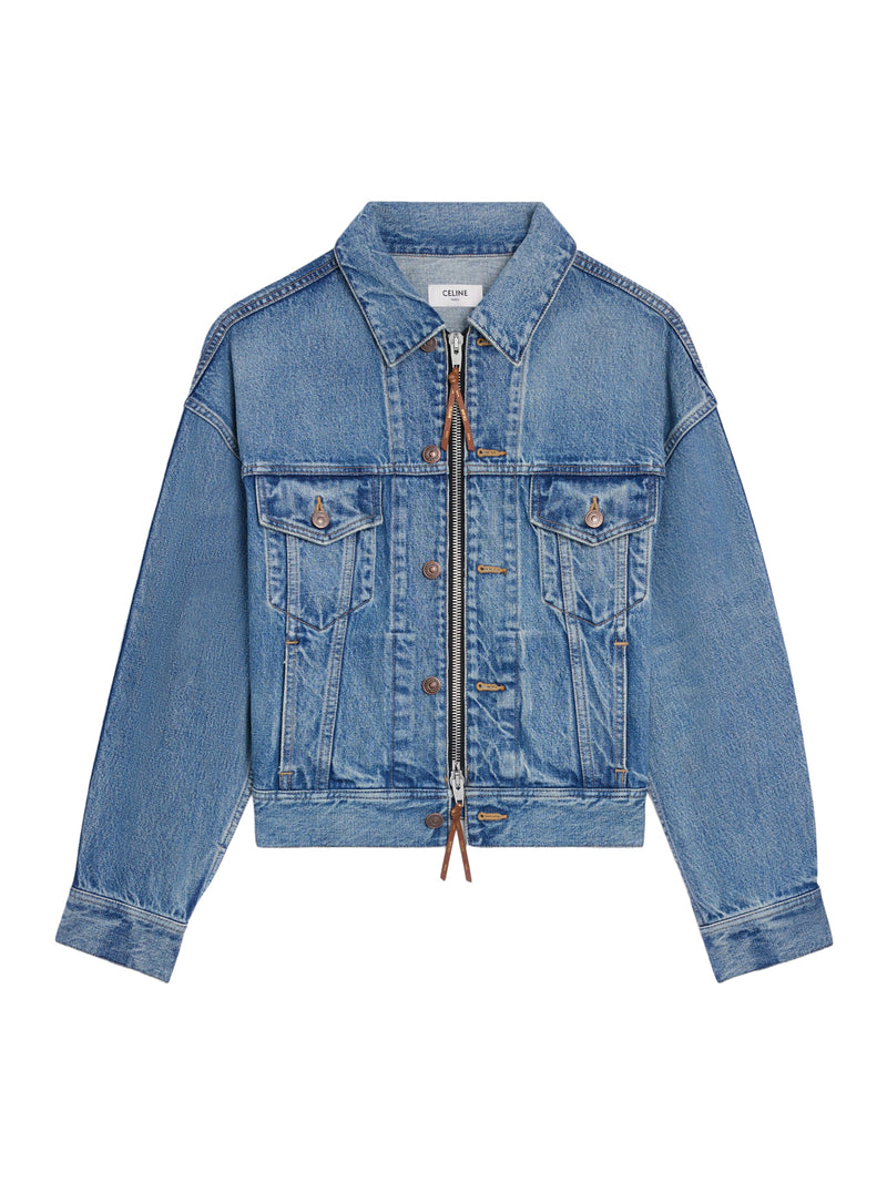 Celine Women Denim Trucker Jacket CELINE