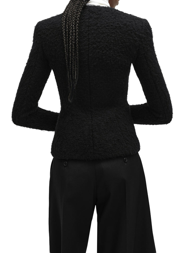 Celine Women Natté Cashmere And Wool Jacket CELINE