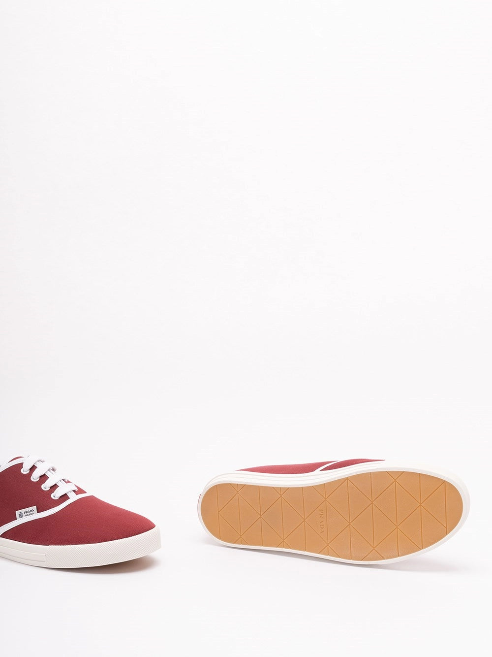 Prada Men `Imprint` Cotton Sneakers PRADA