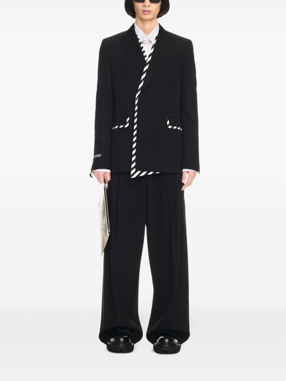 Off-White Men Virgin Wool Trousers OFF-WHITE
