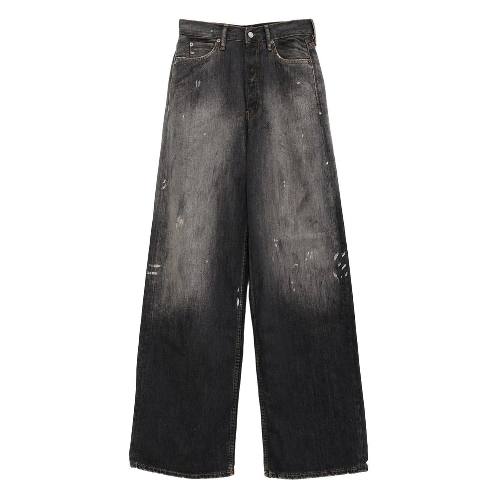 Acne Studios Black Denim - Loose-Fit Jeans Men